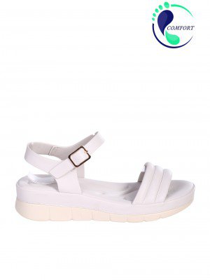Ежедневни дамски сандали в бяло 4H-26093 off white