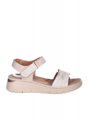 Ежедневни дамски сандали в бежово 4H-26095 beige