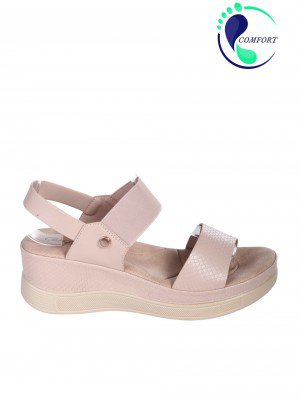 Ежедневни дамски сандали в бежов цвят 4H-26111 beige