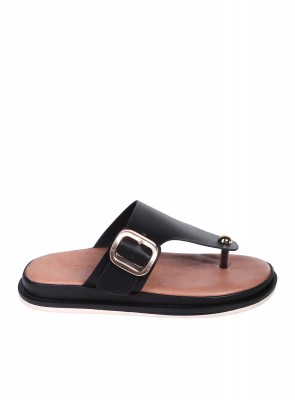 Ежедневни дамски чехли в черно 5H-26110 black