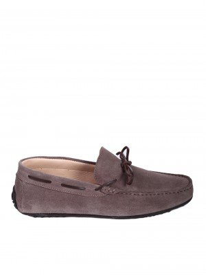 Ежедневни мъжки обувки от естествен велур в сиво 7AT-26301(25359) matilda