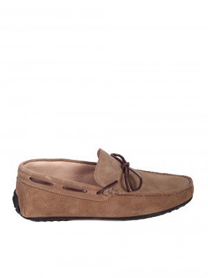 Ежедневни мъжки обувки от естествен велур в бежово 7AT-26301(25359) rome