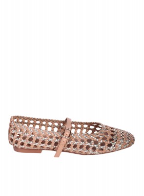 Ежедневни дамски обувки в бежов/златист цвят 3M-26087 beige/gold