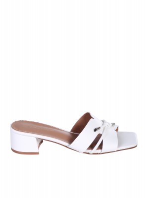 Ежедневни дамски чехли, на ток 5M-26049 white