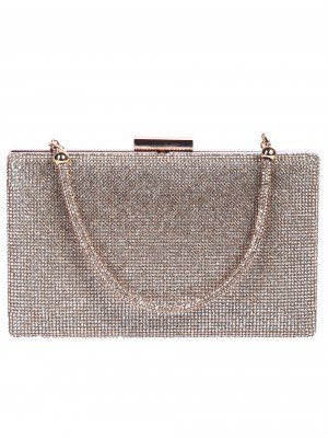 Елегантна дамска чанта, в златисто 9AG-26141 l.gold