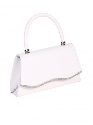 Елегантна дамска чанта в бяло 9AG-26142(24121) white