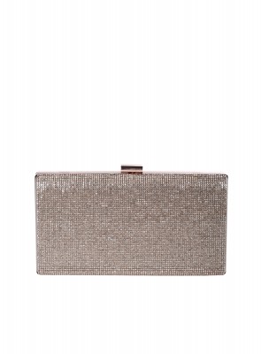 Елегантна дамска чанта,тип клъч, в златисто 9AG-26143 l.gold