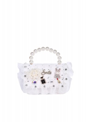  Мини чанта, в бяло 9AG-26210 white