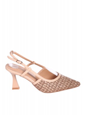 Елегантни дамски обувки в бежово 3C-26045 beige 