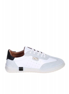 Ежедневни дамски обувки от естествена кожа 3AT-26248 white