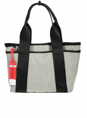 Ежедневна дамска чанта в сив/черен цвят 9Q-26163 grey