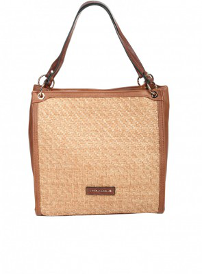 Ежедневна дамска чанта в кафяво/бежово 9Q-26160 brown