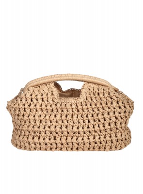 Ежедневна дамска чанта в бежов цвят 9V-26222 beige