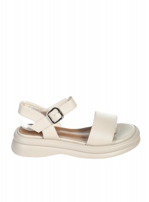 Ежедневни дамски сандали в бежово 4C-26207 beige