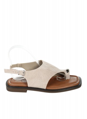 Ежедневни дамски сандали в бежово 4C-26191 beige
