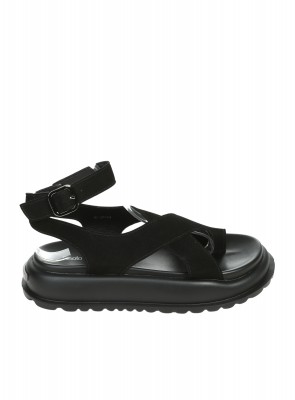 Ежедневни дамски сандали в черно 4C-26193 black