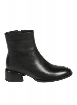Ежедневни дамски боти от естествена кожа в черно 2I-26551 black