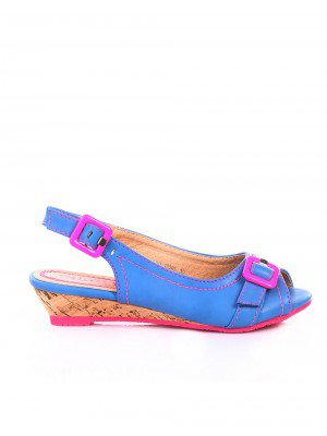 Ежедневни детски сандали в синьо 17D-13265 blue
