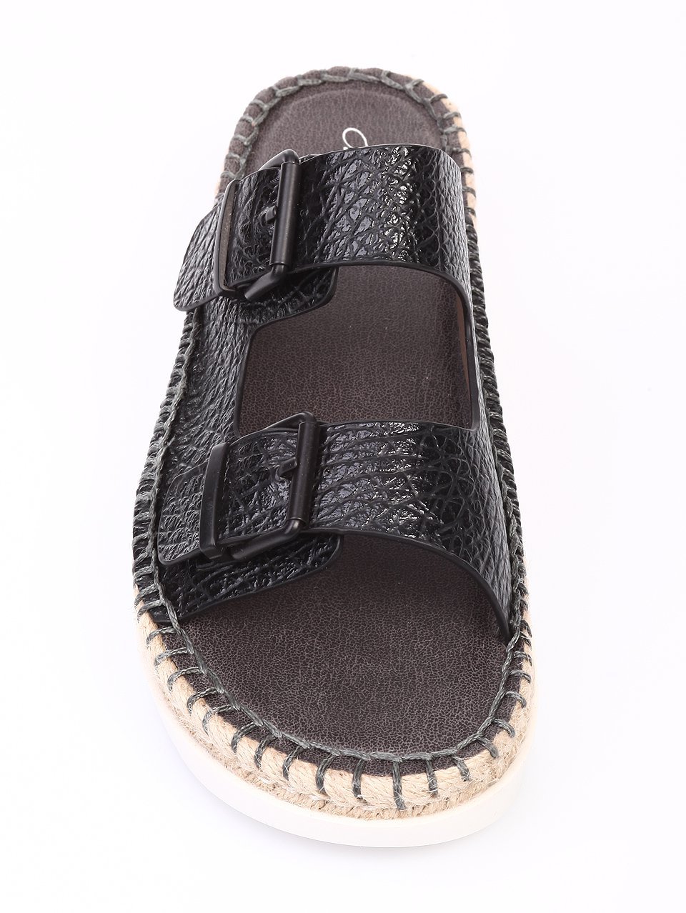 Ежедневни дамски чехли в черно 5B-16182 black