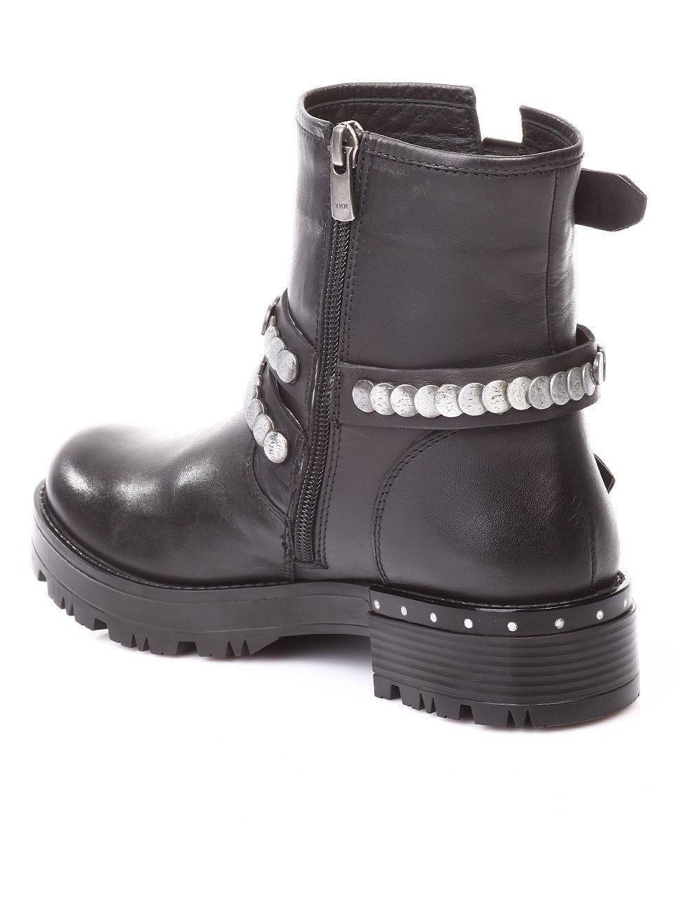 Ежедневни дамски боти от естествена кожа 2AT-171118 black