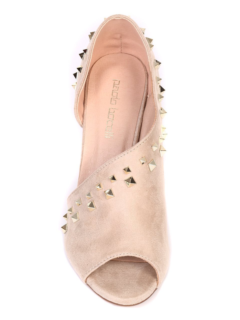 Ежедневни дамски обувки в бежово 3R-18393 beige