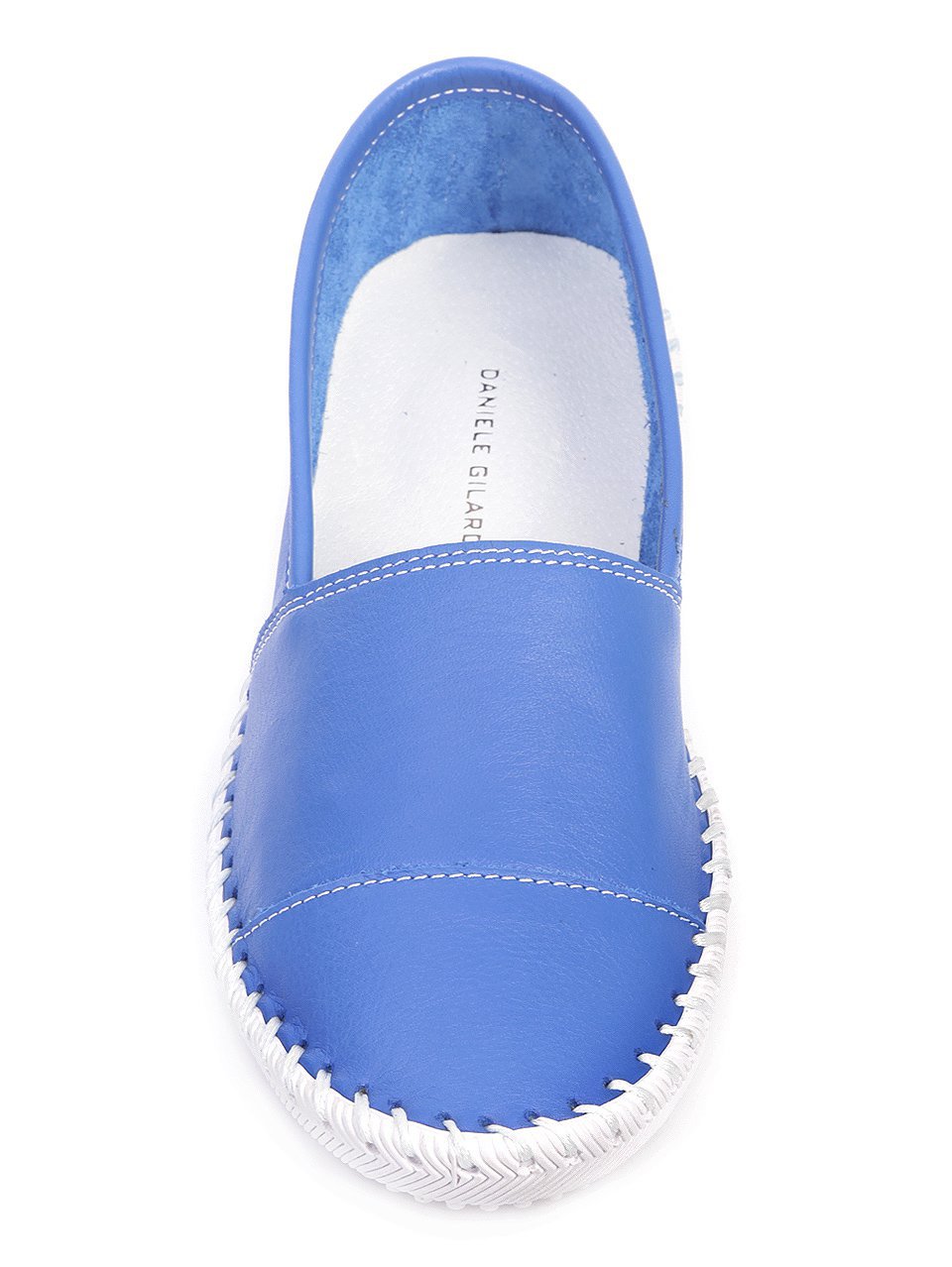 Ежедневни дамски обувки от естествена кожа 3AB-17651 blue