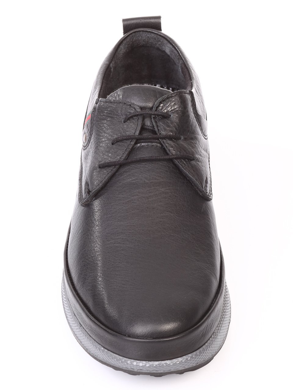 Спортно-елегантни мъжки обувки от естествена кожа 7AT-171195 black