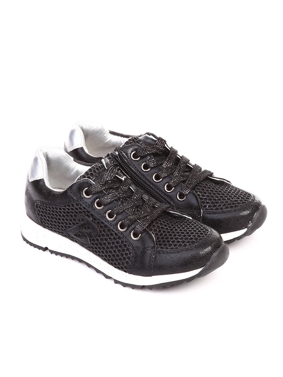 Ежедневни детски обувки в черно 18K-17085 black