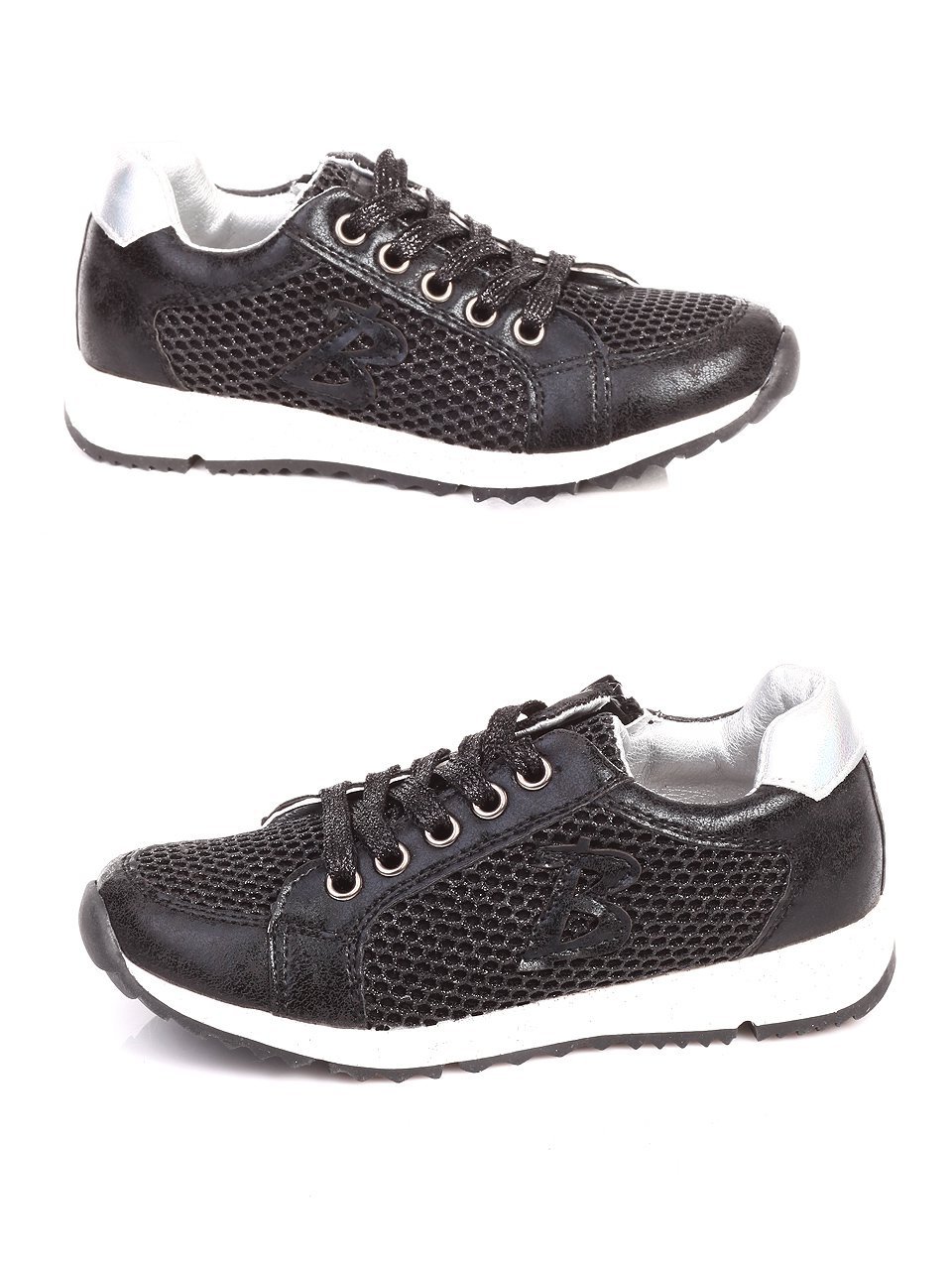 Ежедневни детски обувки в черно 18K-17085 black
