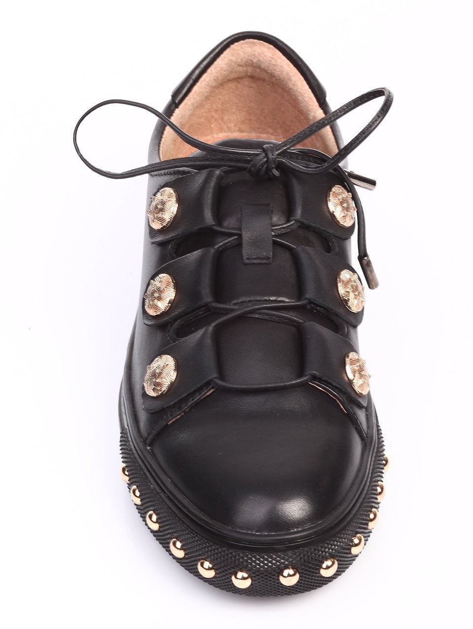 Ежедневни дамски обувки от естествена кожа 3I-17284 black