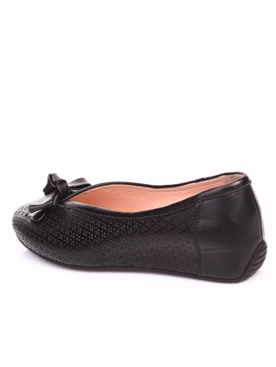 Ежедневни дамски обувки от естествена кожа 3AT-17568 black