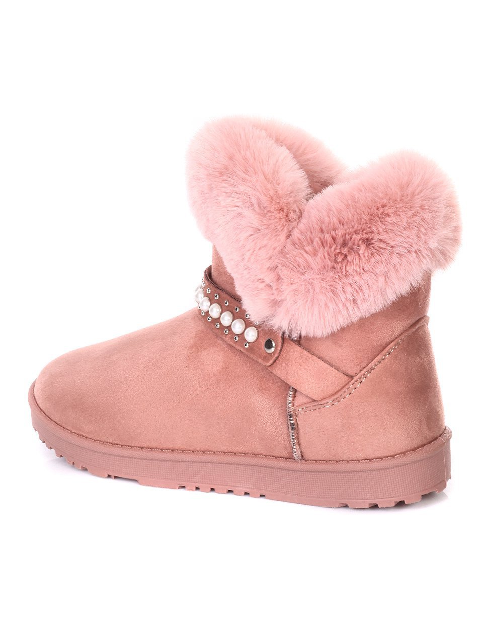 Ежедневни дамски боти в розово 2U-171043 pink
