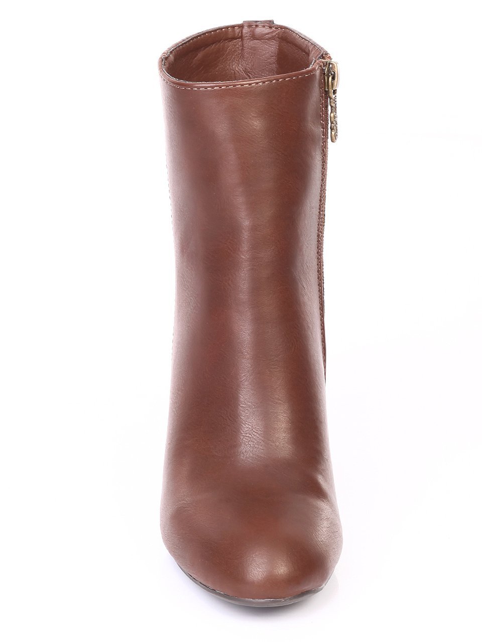 Дамски боти от еко кожа в кафяво 2L-17901 brown