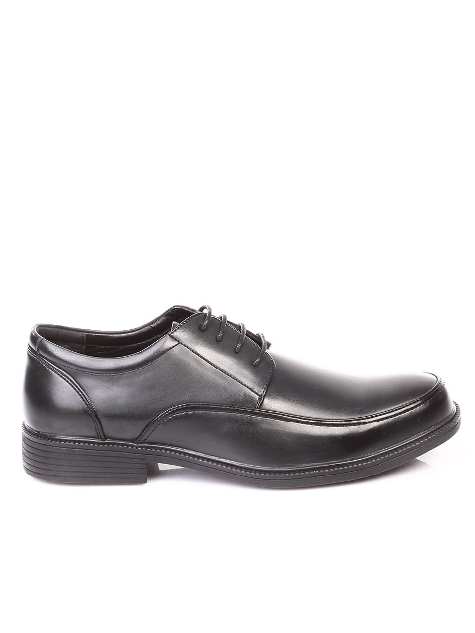 Елегантни мъжки обувки в черно 7N-17793 black