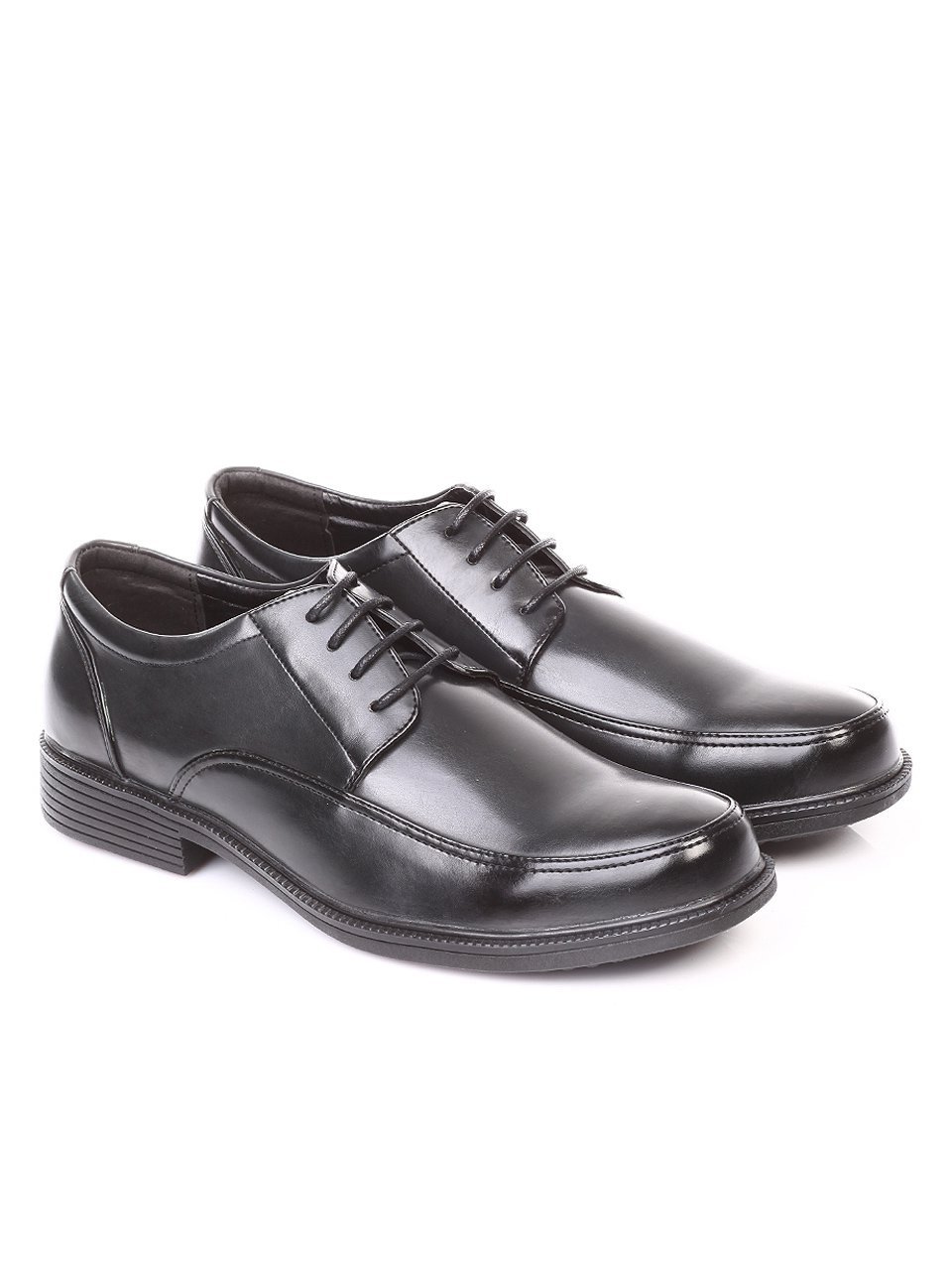 Елегантни мъжки обувки в черно 7N-17793 black