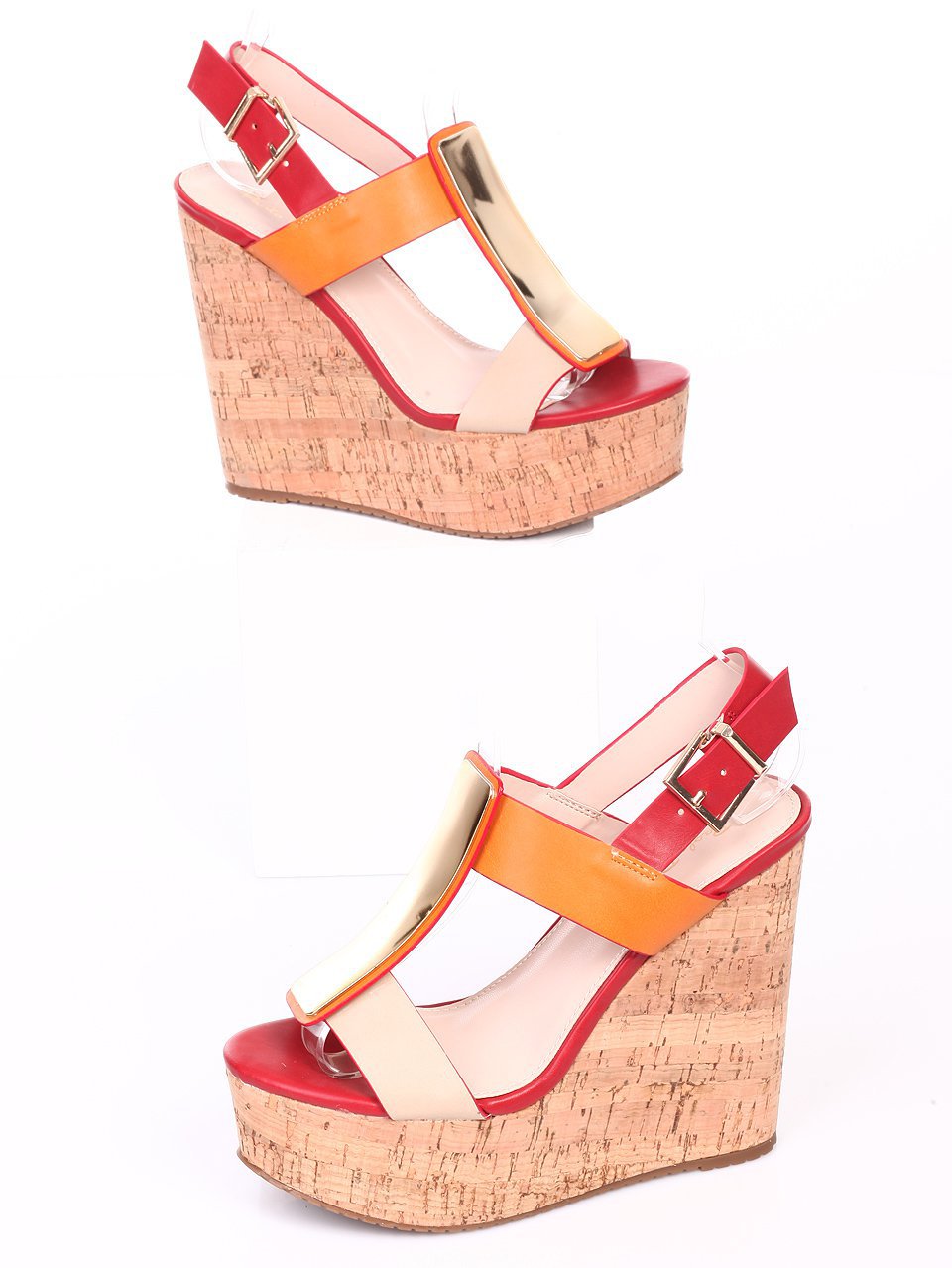  4L-16274 red/beige/orange