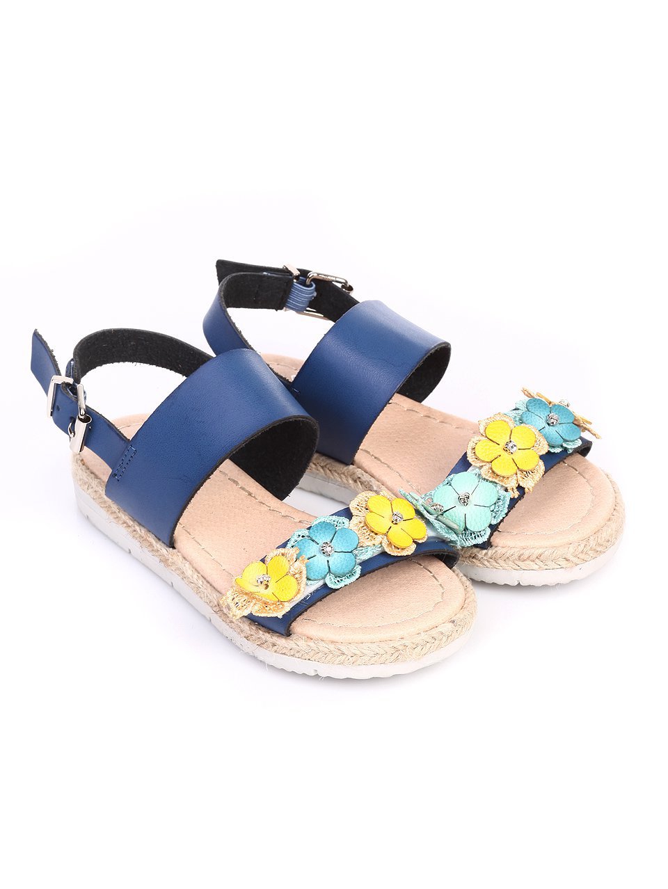 Ежедневни детски сандали в синьо 17B-17259 blue